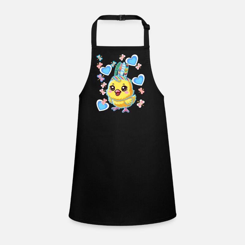 Hippie Hippies Chicken Chickens Chicks Easter Children's Apron