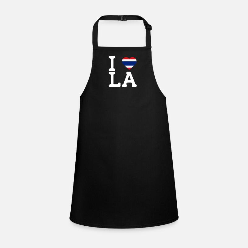 J’aime LA Cool Wrong Flag Thaliand Lover America Tablier Enfant