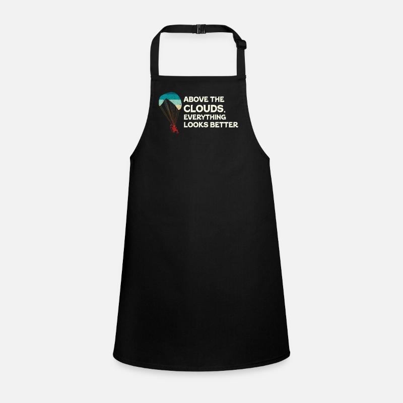 Above The Clouds Paramotor Enthusiast Children's Apron