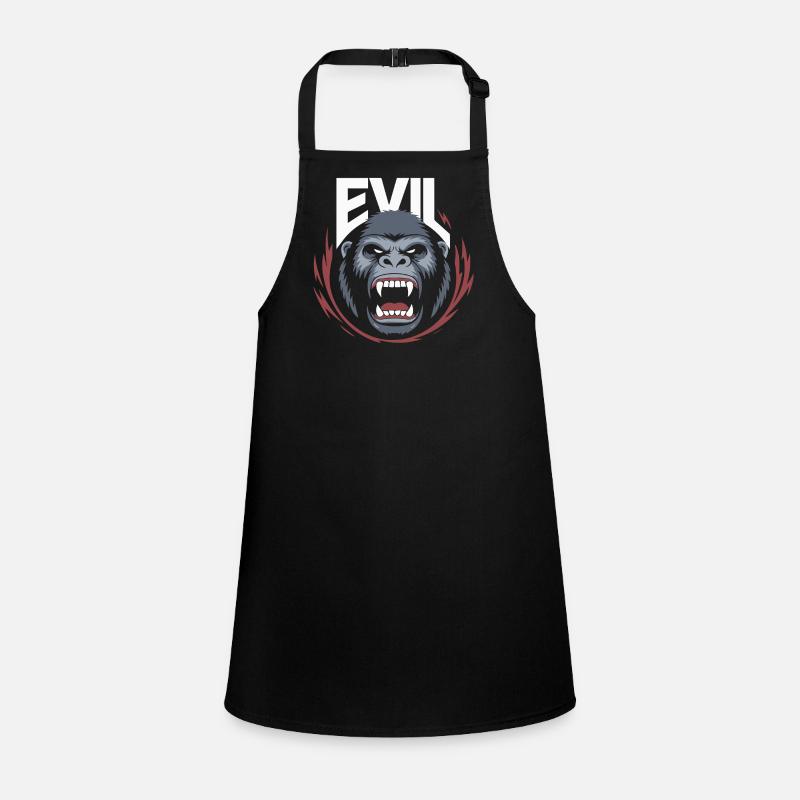 Evil Strong Gorilla Wild Animal Force Gym Tablier Enfant