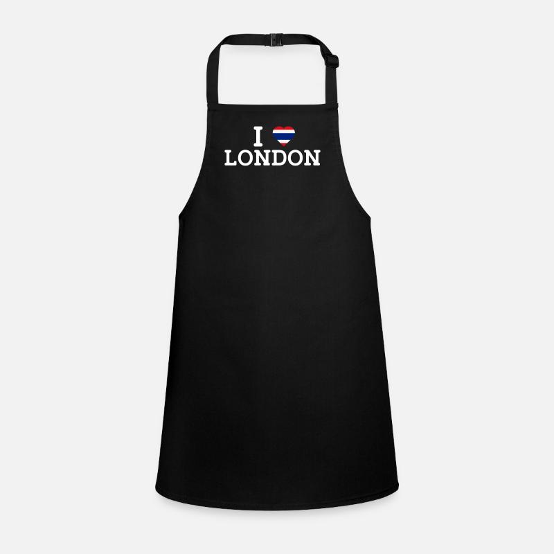 I Love London Cool Wrong Flag Thailand Lover Pun Children's Apron