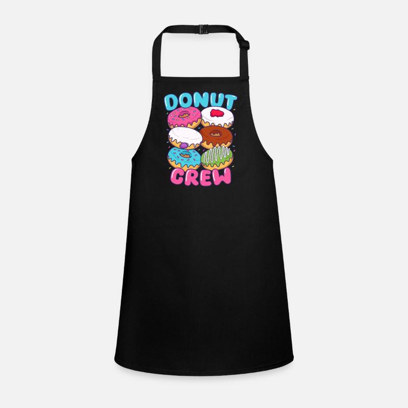 Donut Süßigkeit Gebäck Backware Donut Crew Schürze für Kinder