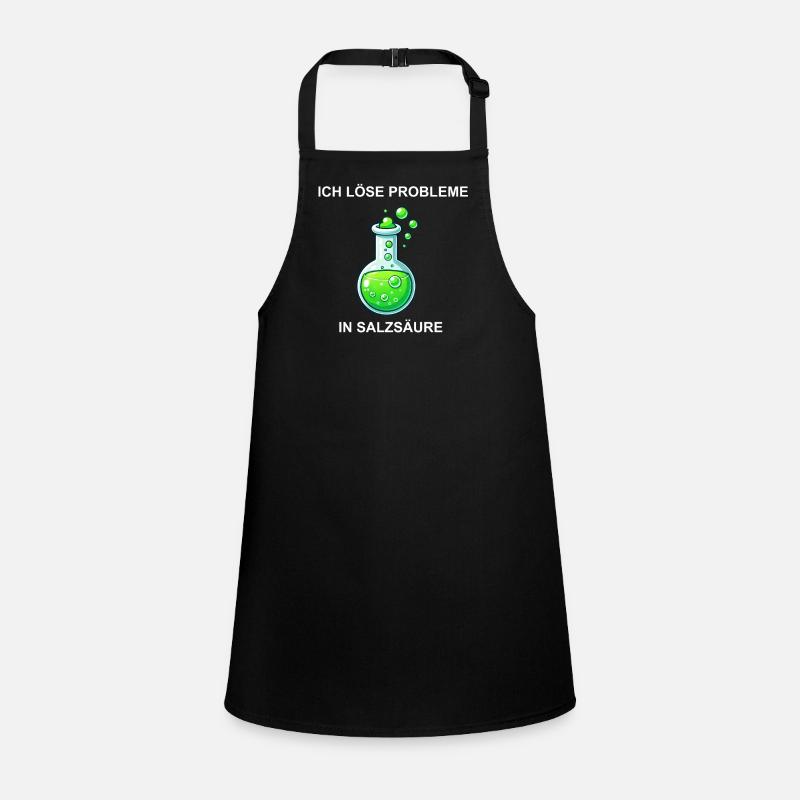 Chemistry Erlenmeyer flask funny saying hydrochloric acid Children's Apron
