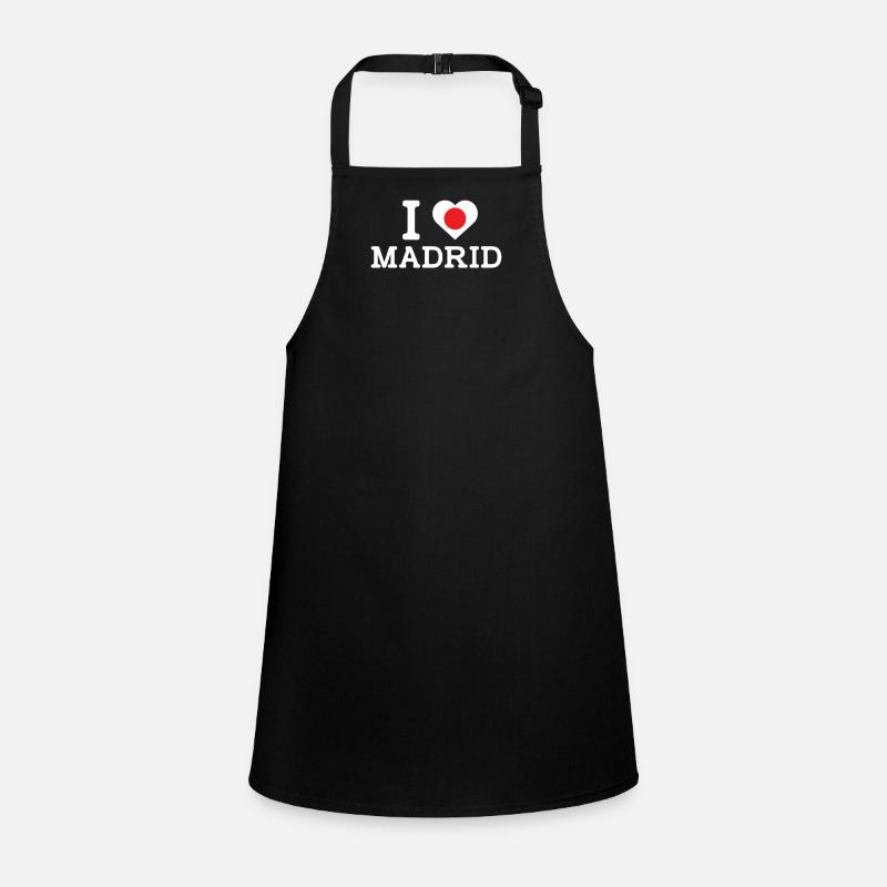 I Love Madrid Cool I Love Wrong Flag Japan Flag Children's Apron