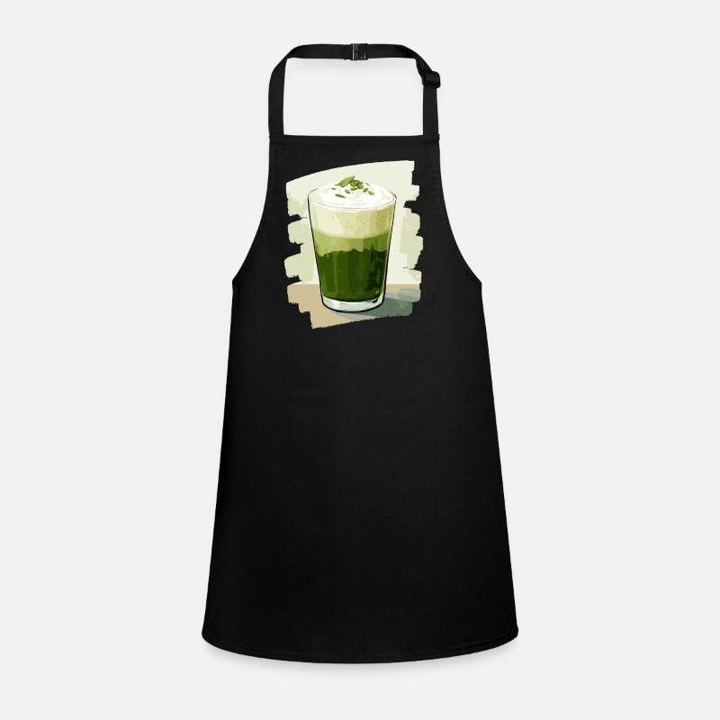 Matcha Latte Lover Green Tea Children's Apron