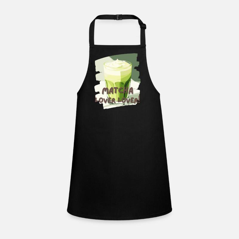 Matcha Lover Lover Matcha Latte Lover Thé vert Tablier Enfant