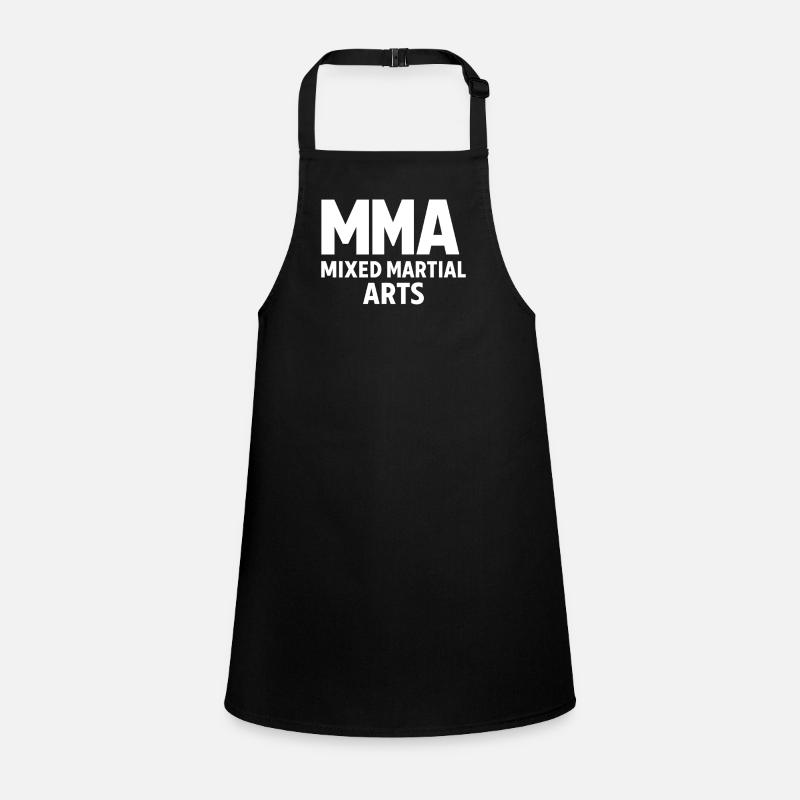 MMA Schriftzug Schürze für Kinder