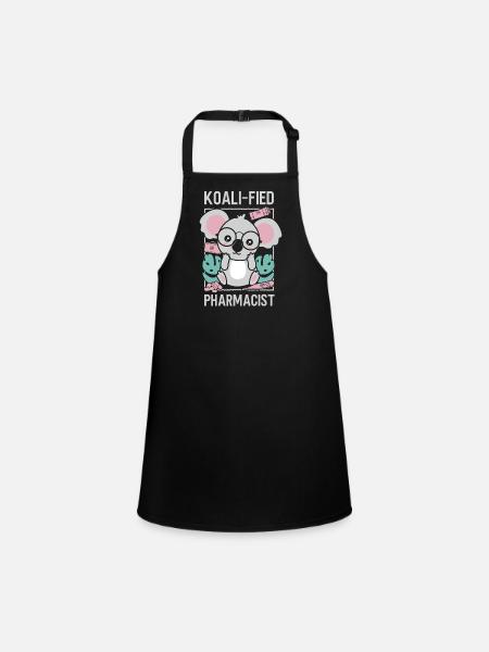 Pharmacy Tech Technician - Children's Apron - black - Front
