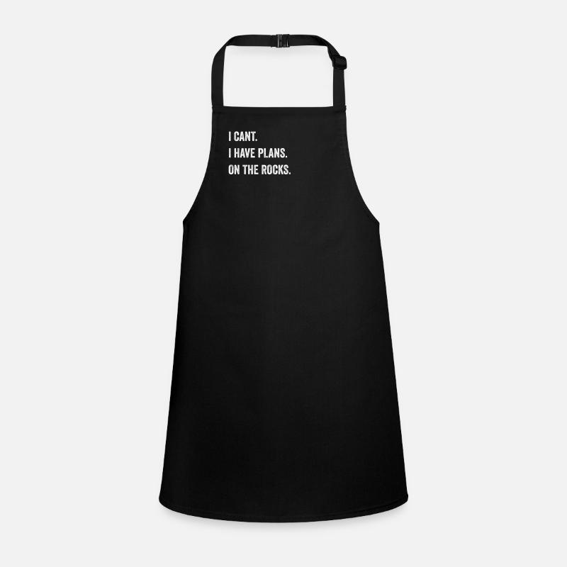 Lustiger Spruch felsklettern bouldern vintage logo Schürze für Kinder