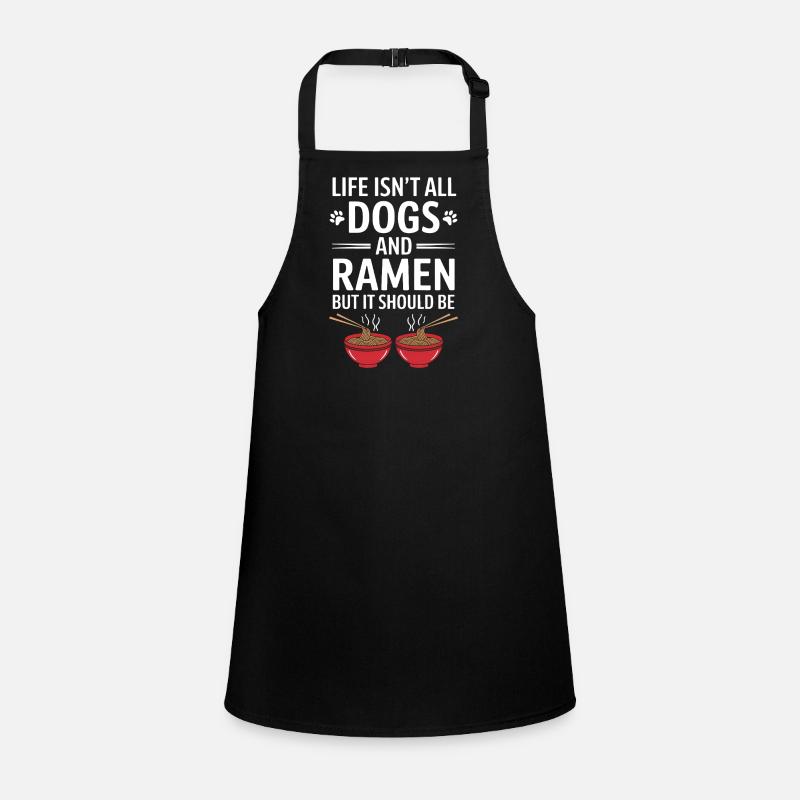 Ramen Hunde Anime Lustiges Kawaii Ramen Geschenk Schürze für Kinder