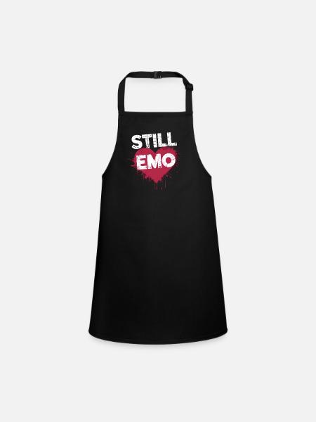 Still Emo! Emo Goth Alternative - Children's Apron - black - Front