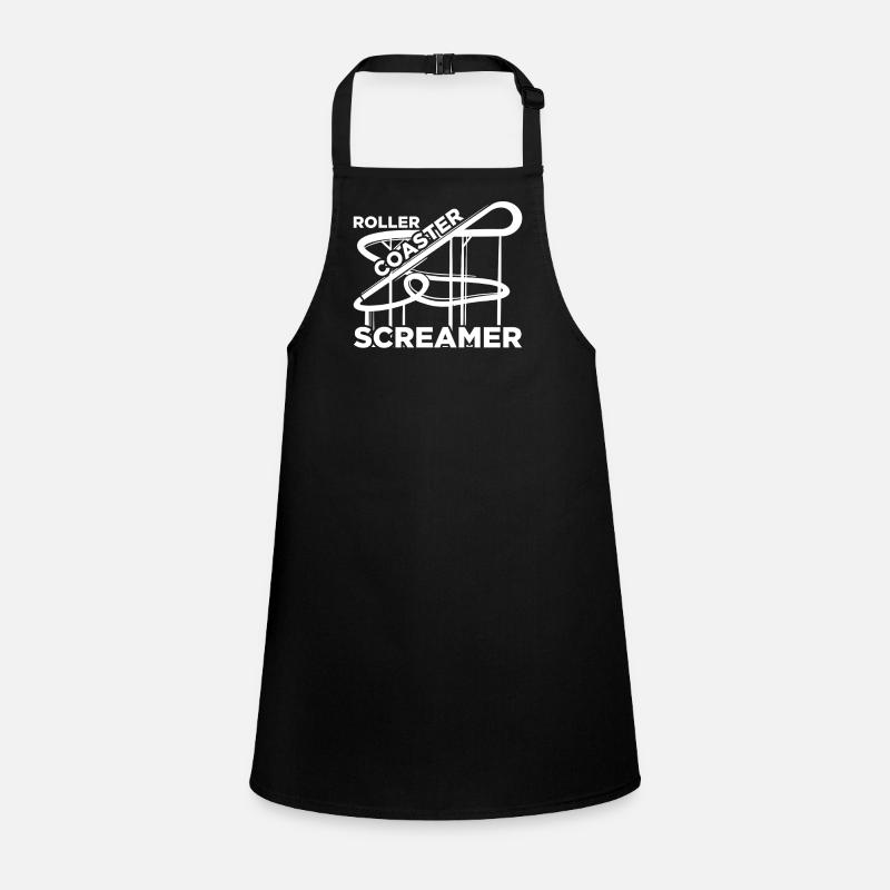 Amusement Park Roller Coaster Screamer Roller Coaster Children's Apron