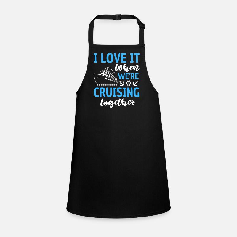 Funny Cruise Saying Design Children's Apron