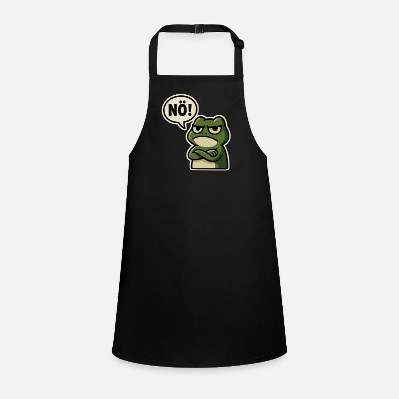 Nope Frog – Agacé et drôle Tablier Enfant