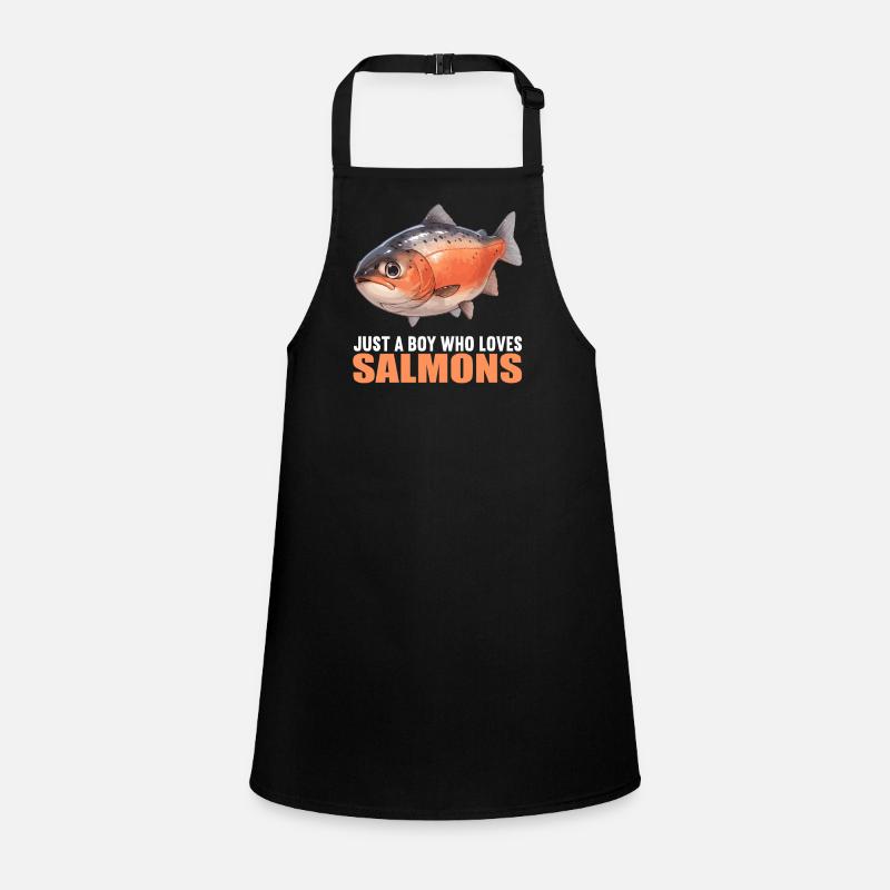 Salmon Salmon Children's Apron