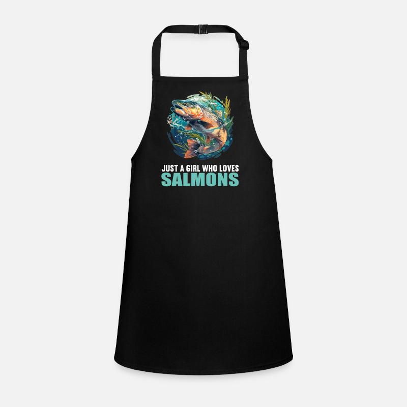 Salmon Salmon Children's Apron