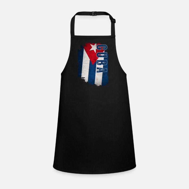 Drapeau cubain vertical, fierté cubaine Tablier Enfant