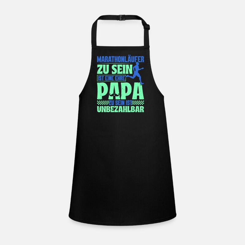 Papa MARATHON LÄUFER ZU SEIN EINE EHRE Lustiges Schürze für Kinder