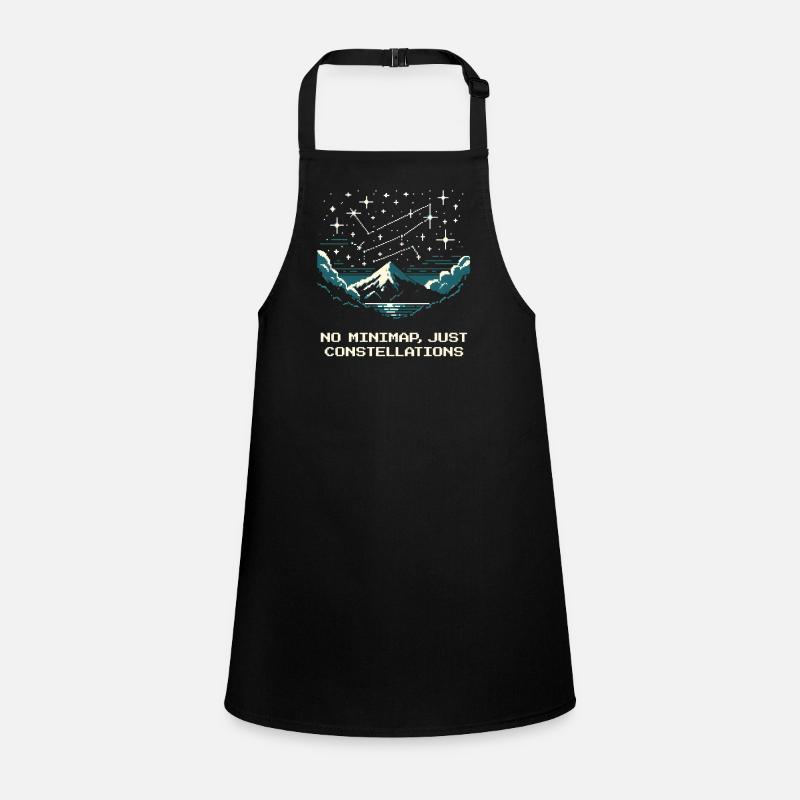 Constellations instead of minimap | Astronomy Sky Children's Apron