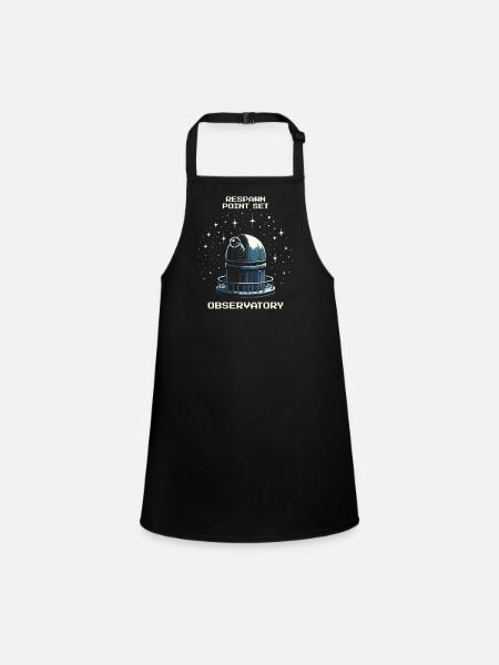 Respawn Point: Observatory | Astronomy Observation - Children's Apron - black - Front
