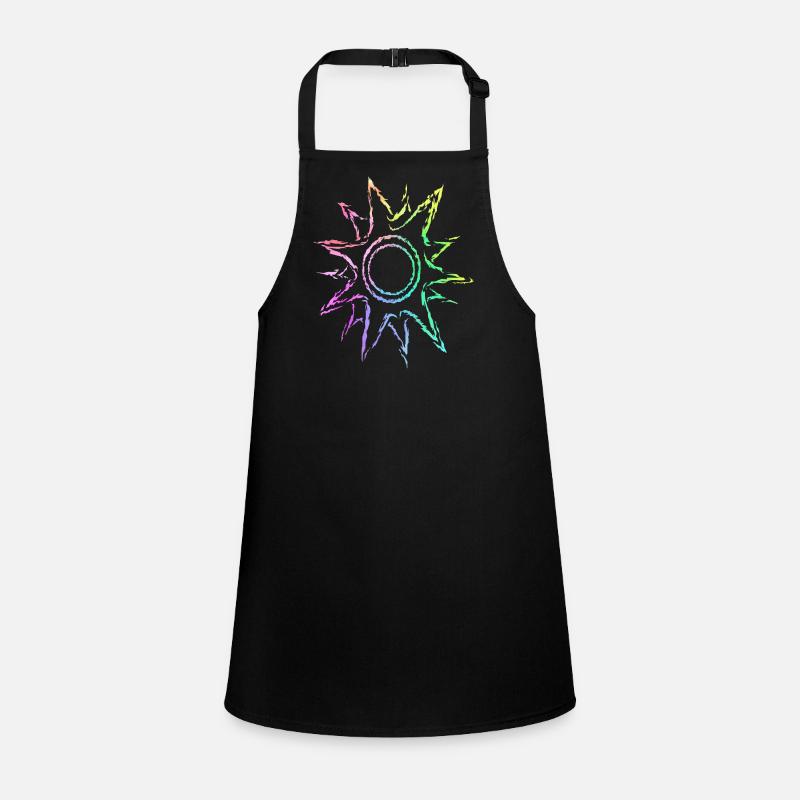 Sun colorful gradient Children's Apron