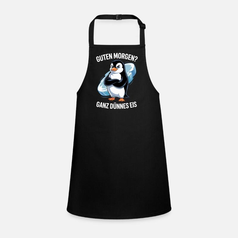 Good morning? Very thin ! Funny Penguin Children's Apron