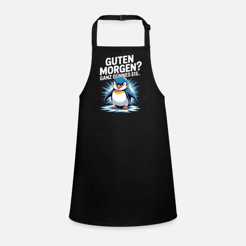 Good morning? Very thin ! Funny Penguin Children's Apron