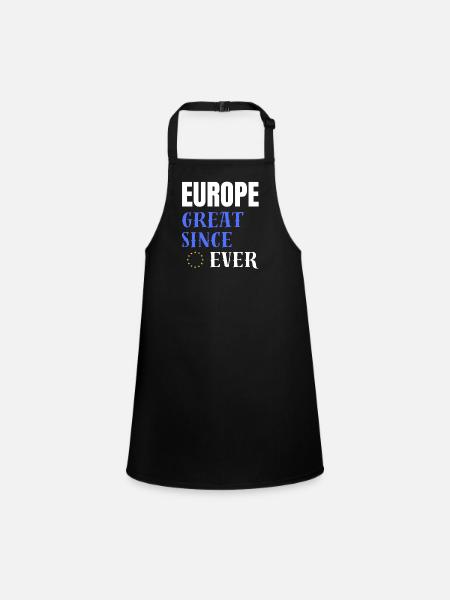 L’EUROPE GRANDE DEPUIS TOUJOURS - Tablier Enfant - noir - Devant