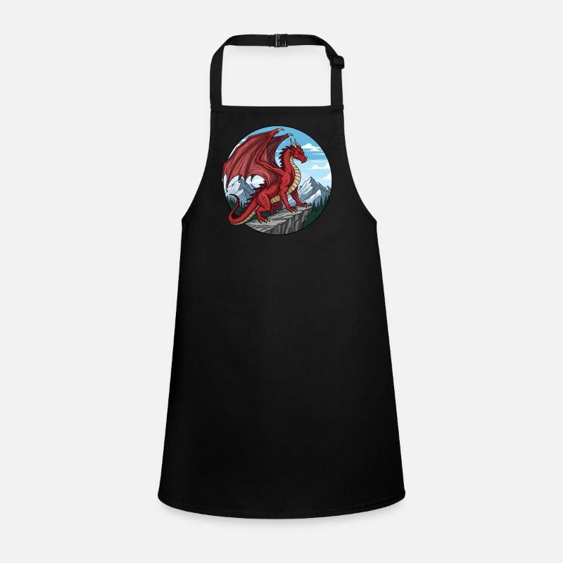 Red Cliff Dragon Children's Apron