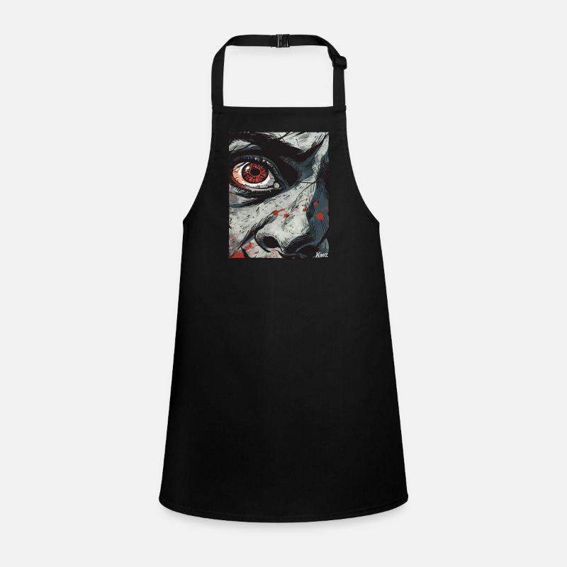 Intense eye in comic style Children's Apron