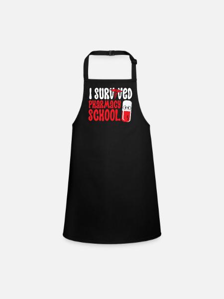 Pharmacy Tech Technician - Children's Apron - black - Front