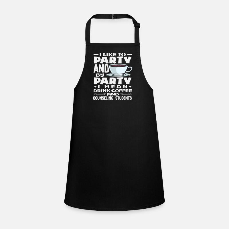 School Counselor Coffee and Counseling Party Children's Apron