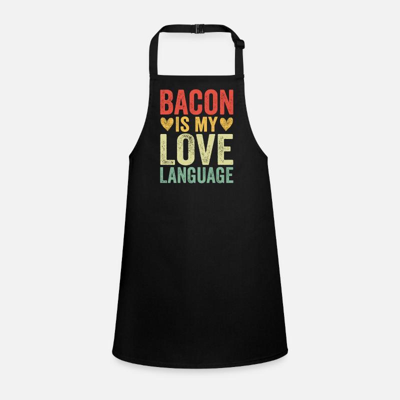Le bacon est ma langue d’amour Tablier Enfant