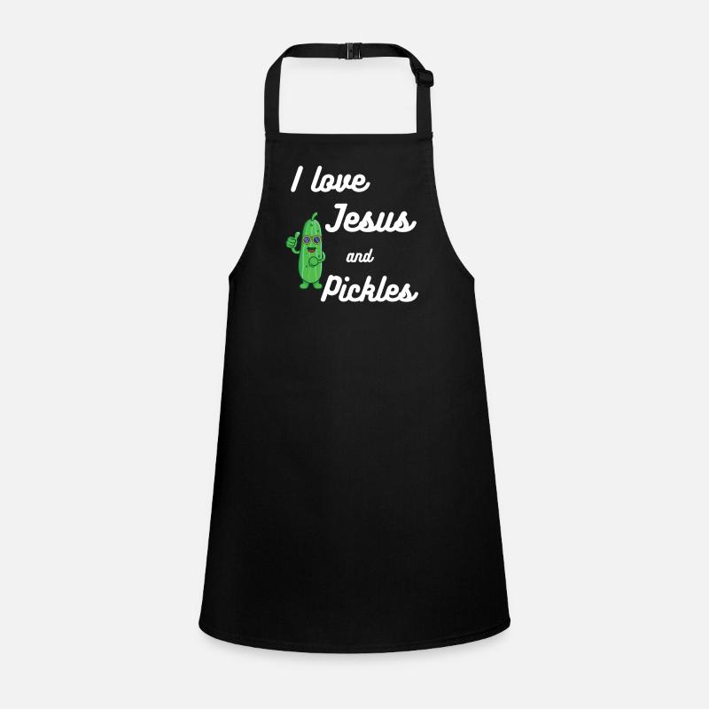 Pickles and Jesus Religious Children's Apron