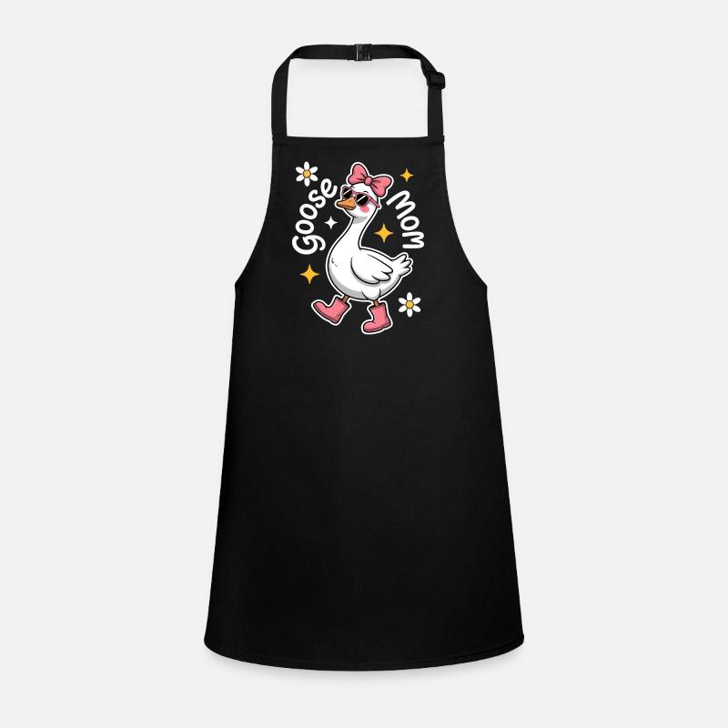 Goose Saying Mom Geese Funny Goose Gift Children's Apron