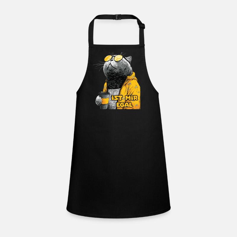 with coffee and the saying Children's Apron