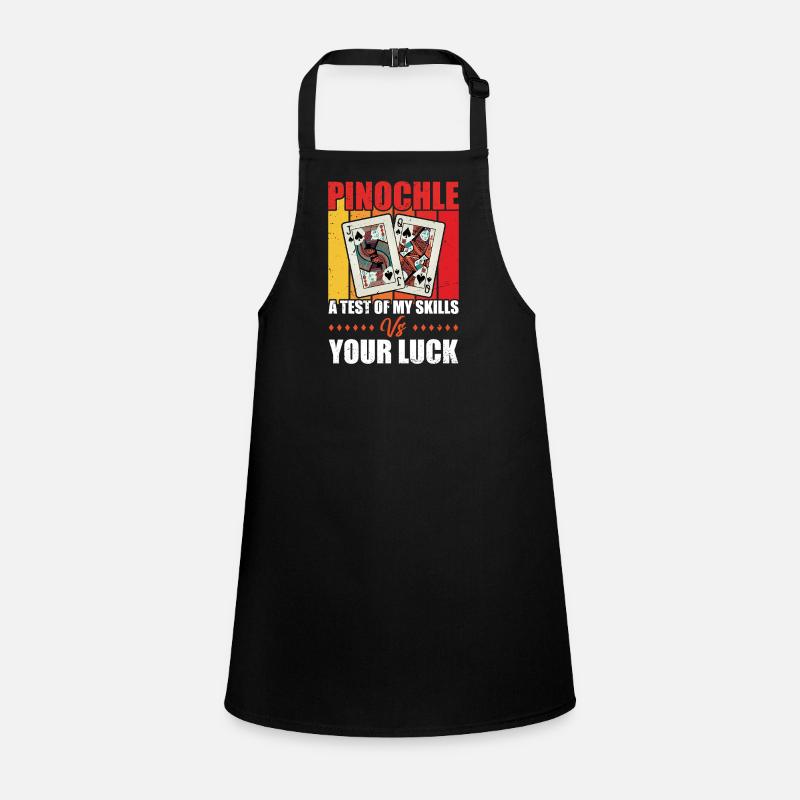 Funny Pinochle Card Player Gift Children's Apron