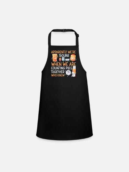 Technicien en pharmacie - Tablier Enfant - noir - Devant