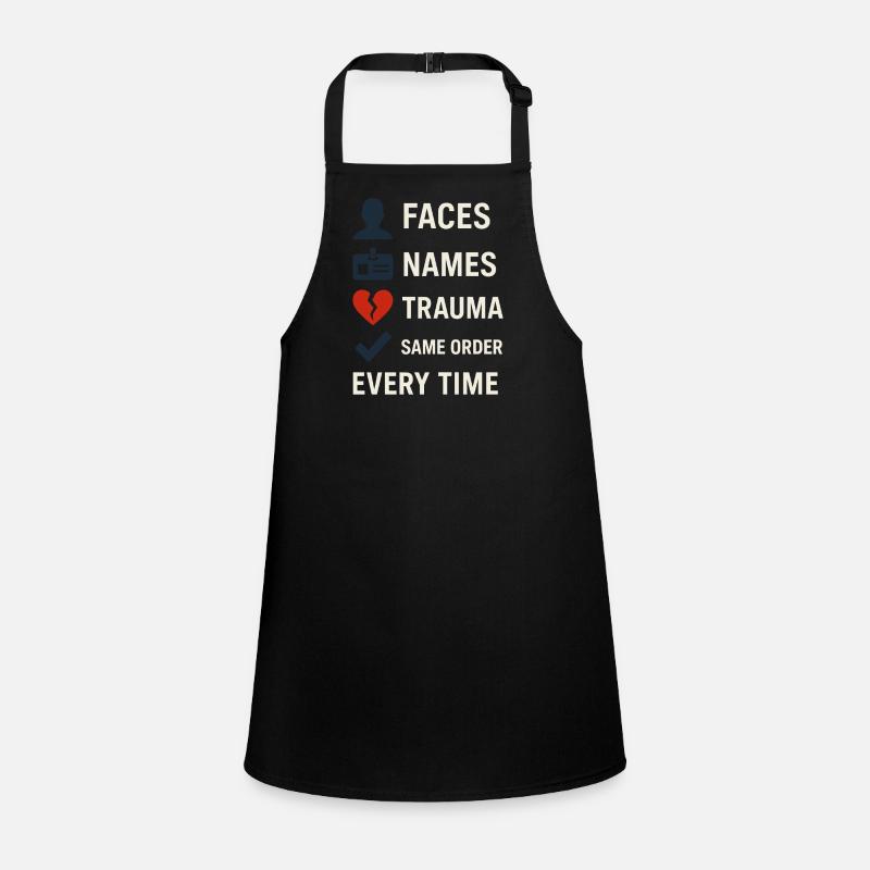 Memory Athlete Mnemonic Brain Training Mental Children's Apron