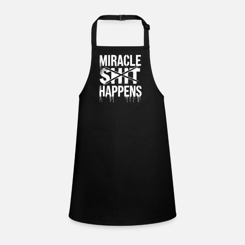 Miracle Shift Happen Motivational Design Schürze für Kinder