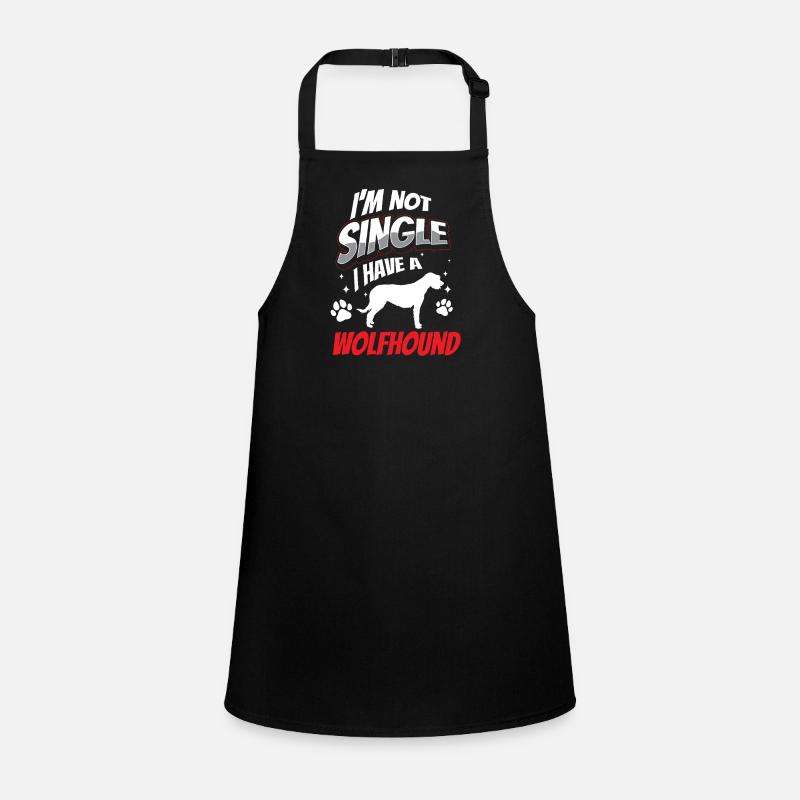 Irish Wolfhound is my friend Children's Apron