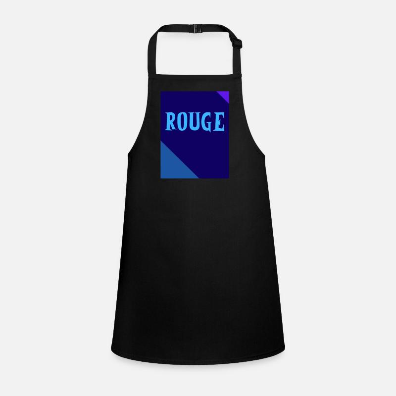 RED Rectangle Triangle Chalkboard Children's Apron