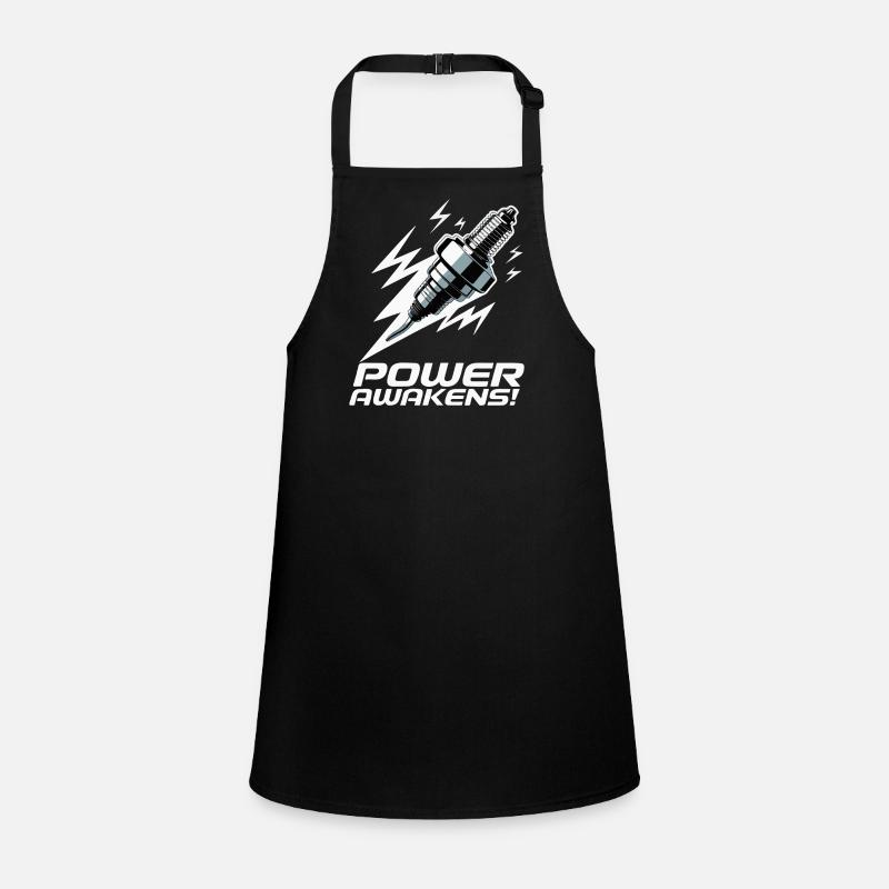 Electric Spark Spark Plug T-Shirt Design Children's Apron