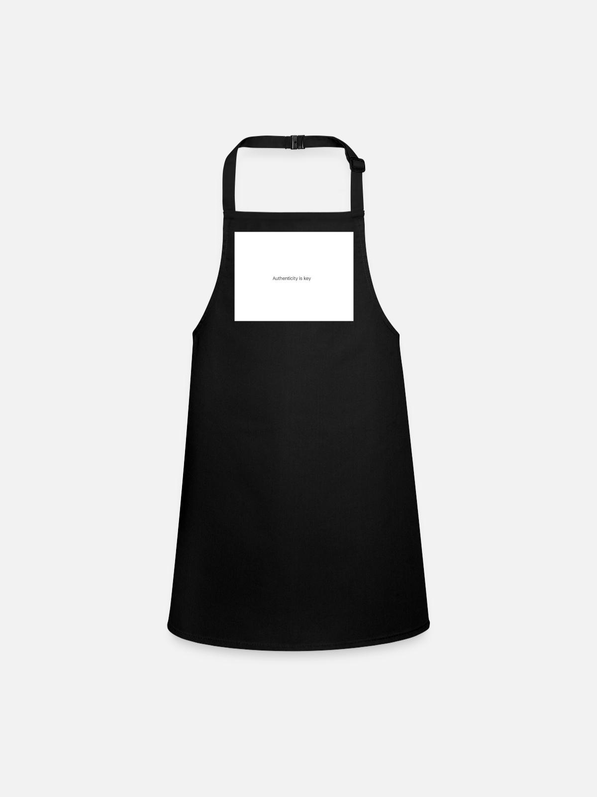 Be yourself always  - Children's Apron - black - Front