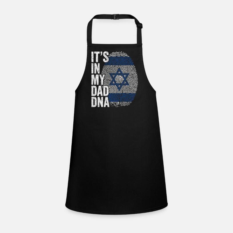 Drapeau Israël Empreinte Papa Israélien Tablier Enfant