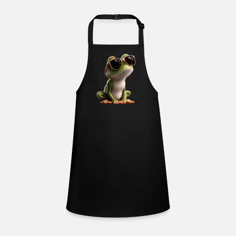 Frog Little Toad Tree Frog Frog Prince Frogs Children's Apron