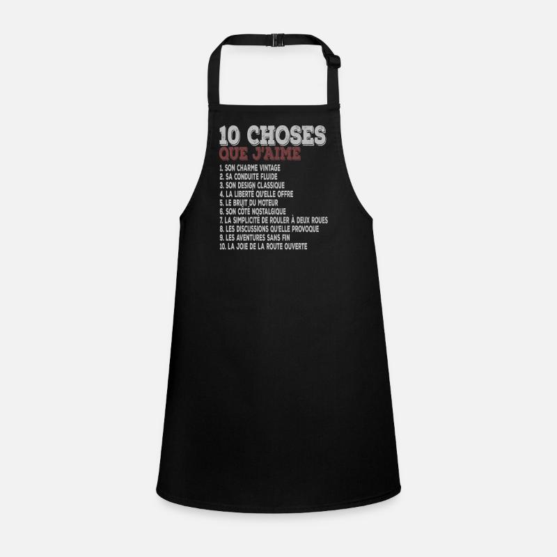 mechanical humor 10 things I like about motorcycles Children's Apron