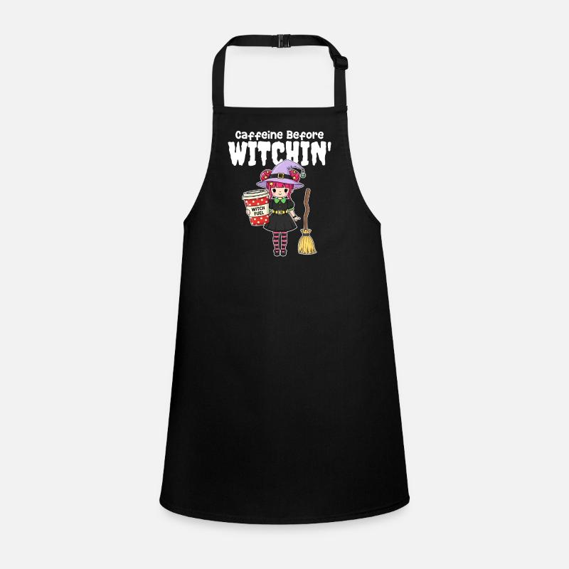 CAFFEINE BEFORE WITCHIN' - WITCH HALLOWEEN Children's Apron