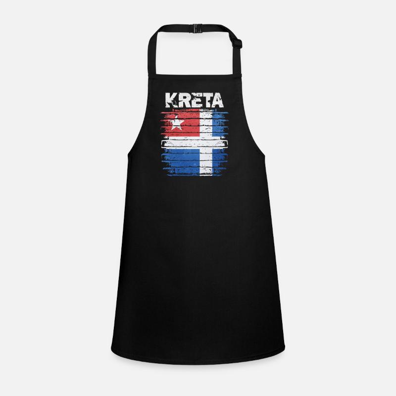 Crete Flag Art Print Children's Apron