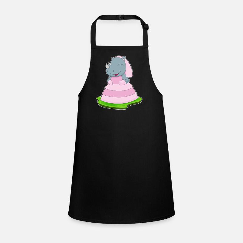 Rhino Bridal Veil Wedding Children's Apron